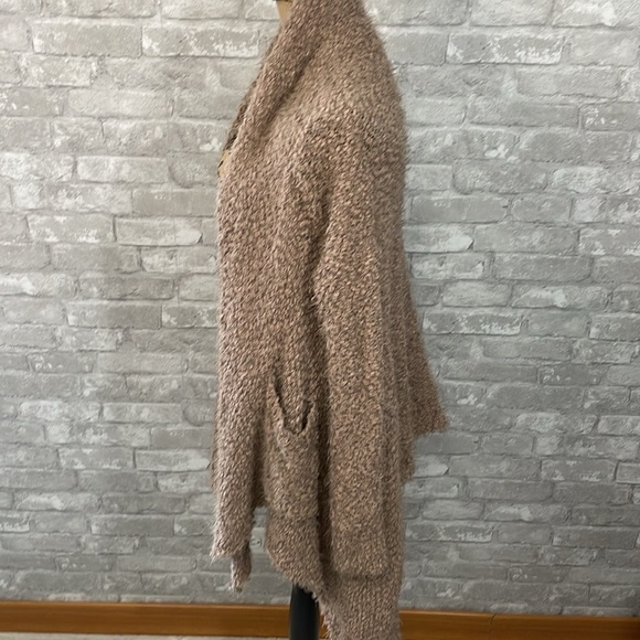 Pink Lily Open Front Eyelash Cardigan - Picture 2 of 6